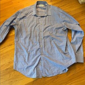 Calvin Klein Checkered Blue Shirt